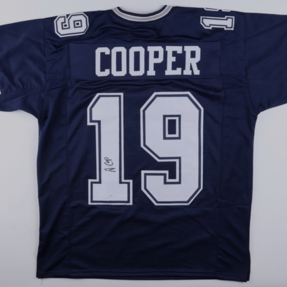 Amari Cooper #19 Dallas Cowboys Autographed Jersey (JSA certificate sticker) - Picture 2 of 5